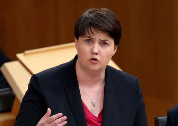 Ruth Davidson is caught in the horns of a dilemma over the rape clause  damned by opponents if she fails to condemn it but constrained by party loyalty from doing so. Picture: Jane Barlow/PA