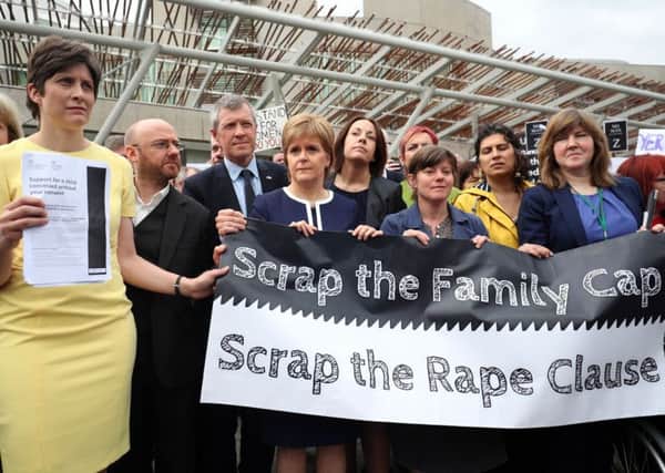MSPs are debating the 'rape clause' today.