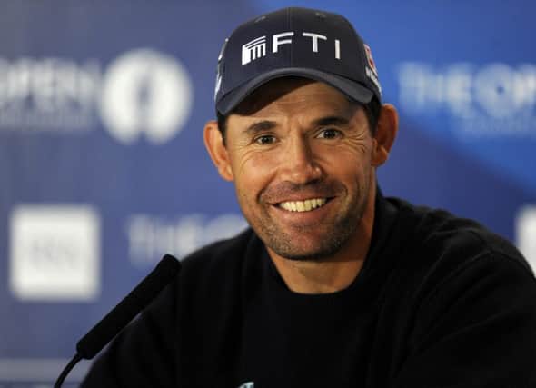 Padraig Harrington has cleared the air with Masters champion Sergio Garcia. Picture: Ian Rutherford