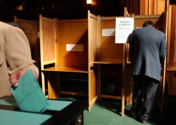 Fewer than 50% of registered voters in Scotland either made it to a polling station or sent a postal vote in last week's local authority elections. Picture: Robert Perry/TSPL