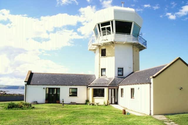 Rosehearty Tower was constructed to observe RAF bombing practice off the north-east coast of Scotland. Picture: rightmove.co.uk