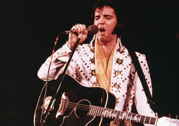 American rock singer Elvis Presley (1935 - 1977). The iconic musician's estate won a local battle against Scottish brewers, BrewDog(Photo by Hulton Archive/Getty Images)