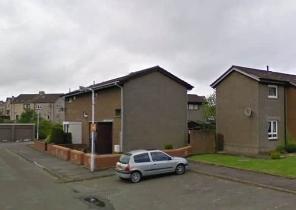 The robbery happened on Cullaloe View, Cowdenbeath. Picture: Google