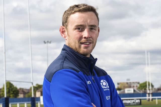 Scott Wight is unveiled as the head coach of the Scotland Women's Sevens team. Picture: Gary Hutchison/SNS/SRU