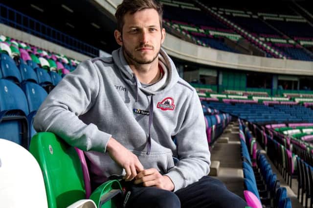 Edinburgh's Jason Tovey will be up against his former club Newport Gwent Dragons on Friday. Picture: Ross Parker/SNS/SRU