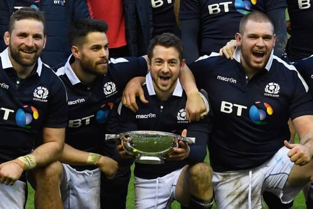 Scotland showed guts and composure to close out the win over Ireland in the Six Nations at Murrayfield in February. Picture: Stu Forster/Getty Images