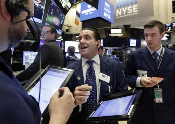 Solid first-quarter earnings are also helping stocks advance. Picture: Richard Drew/AP