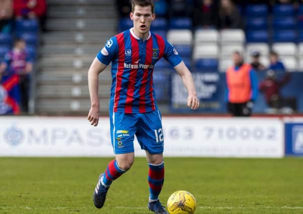 Celtic's
 Jamie McCart says his loan spell at Inverness Caledonian Thistle has been 'an absolutely invaluable experience'. Picture: Alan Harvey/SNS