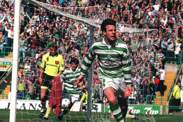 Craig Burley helped Celtic stop Rangers from winning ten-in-a-row during his time with the club. Picture: Robert Perry