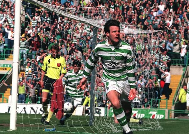 Craig Burley helped Celtic stop Rangers from winning ten-in-a-row during his time with the club. Picture: Robert Perry