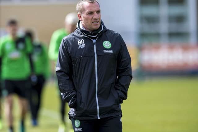 Celtic manager Brendan Rodgers is not expecting a dramatic improvement from Rangers at Ibrox. Picture: Craig Williamson/SNS