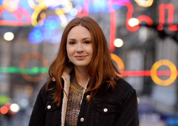 Karen Gillan returned to Inverness, her home town, to shoot her new film. Picture: PA