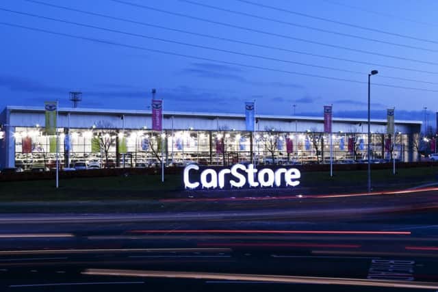Peter Vardy's CarStore is on the site of Dundee's former Valentines card factory. Picture: Keith Hunter