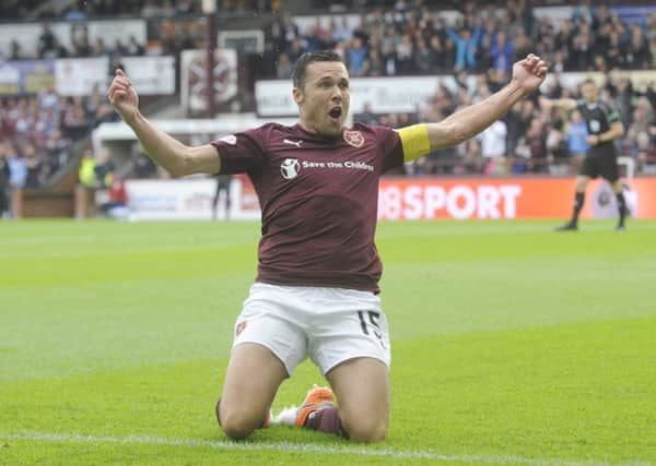 Don Cowie has been an important member of the Hearts first-team this season. Picture: Greg Macvean