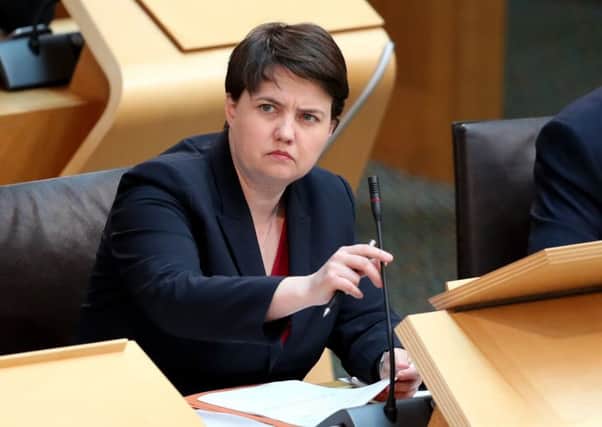 Ruth Davidson leads the only party in Scotland thats on course to show growing support. Picture: Jane Barlow/PA