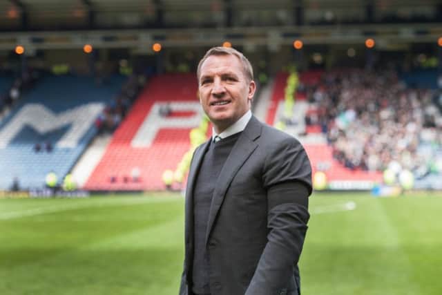 Brendan Rodgers will be looking to make it five wins out of six against Rangers this season. Picture: John Devlin