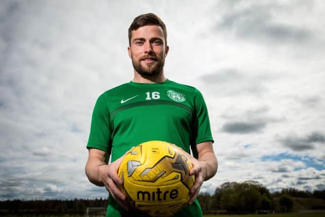 Lewis Stevenson says Hibs are determined to rack up some more points before the season ends. Picture: Ross Parker/SNS