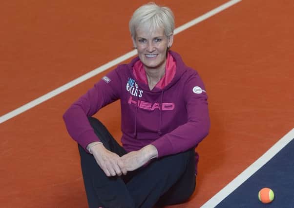 Judy Murray is bidding to build a new tennis academy. Picture: Neil Hanna