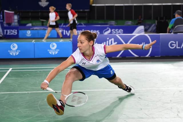 Kirtsy Gilmour beat sixth seed Sabrina Jaquet 22-20, 21-10. Picture: Lorraine HIll