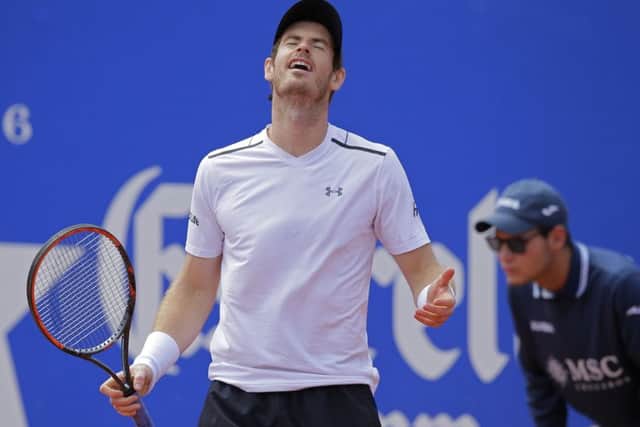 World No.1 Andy Murrays Barcelona Open campaign comes to an end at the semi-final stage. Photograph: Manu Fernandez/AP
