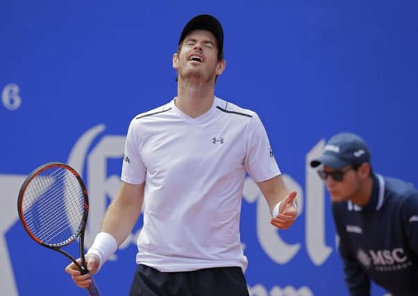 World No.1 Andy Murrays Barcelona Open campaign comes to an end at the semi-final stage. Photograph: Manu Fernandez/AP