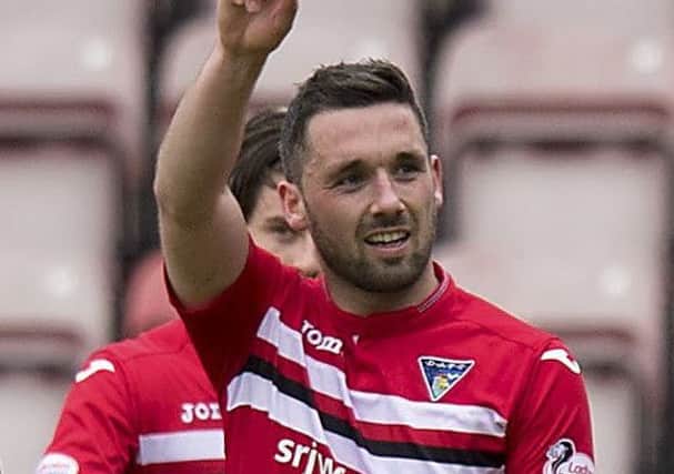 Dunfermline's Nicky Clark was on target again. Picture: Ross Parker