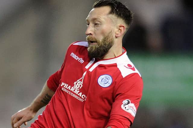 Stephen Dobbie scored twice for Queen of the South. Picture: Michael Gillen.