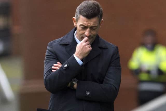 Pedro Caixinha said he was to blame as the players tried their best.