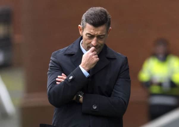 Pedro Caixinha said he was to blame as the players tried their best.
