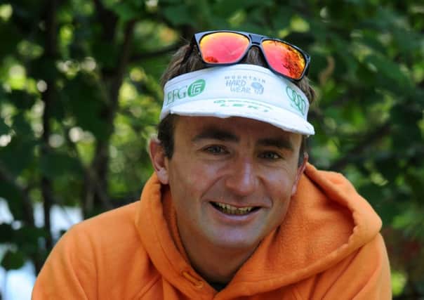 Swiss climber Ueli Steck posing in Sigoyer, in the Hautes-Alpes department of southeastern France.
 Picture: AFP PHOTO / JEAN-PIERRE CLATOTJEAN-PIERRE CLATOT/AFP/Getty Images