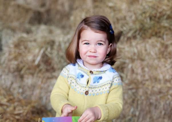 Kensington Palace release the new image of the young princess ahead of her 2nd birthday. Picture: PA