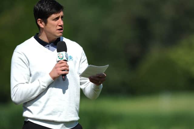 Television presenter and keen golfer Vernon Kay will present GolfSixes, a shortened, fast-paced version of the game aimed at attracting the so-called 'millennial demographic'. Picture: Steve Bardens/Getty