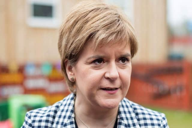 Nicola Sturgeon blamed the Tories for the rise in foodbank use in Scotland. Picture: Michal Wachucik