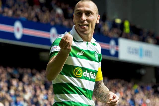 Scott Brown says Celtic would have won the Old Firm derby easily without him. Picture: SNS.