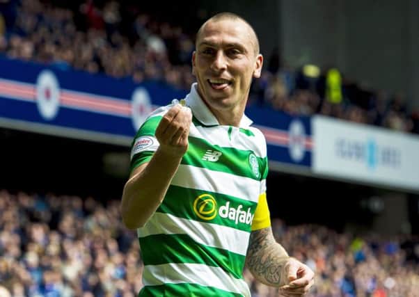 Scott Brown says Celtic would have won the Old Firm derby easily without him. Picture: SNS.