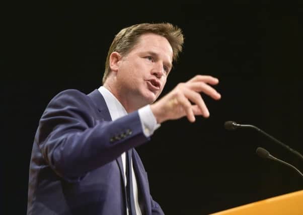 Former leader of the Liberal Democrats Nick Clegg. Picture: Ben Birchall/PA Wire