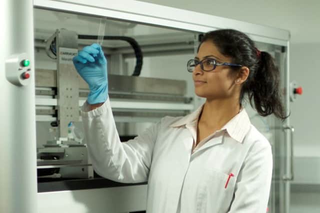 Roslin-based Arrayjet has grown its headcount to 25, with three further roles to be created this year. Picture: Contributed