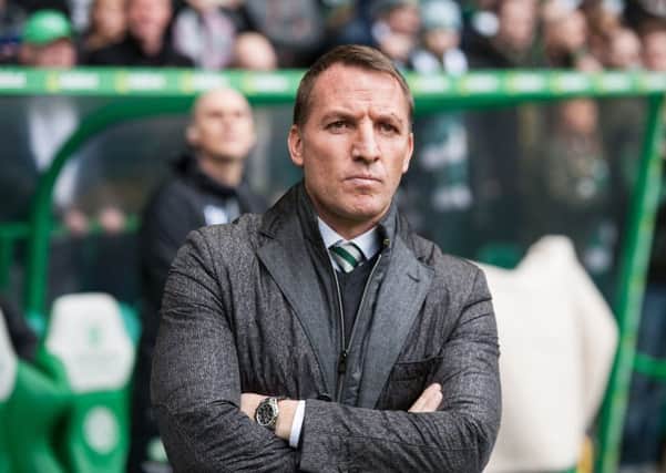Celtic manager Brendan Rodgers should be the stick-on Manager of the Year award winner. Picture: John Devlin