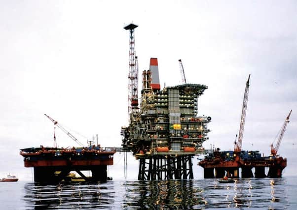 North Sea oil revenue has fallen to minus Â£338m, the latest accounts show.