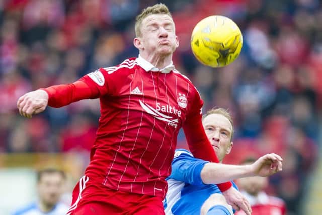 Aberdeen's Jonny Hayes is the only non-Celtic player to be short-listed for the PFA Scotland Player of the Year award. Picture: Sammy Turner/SNS