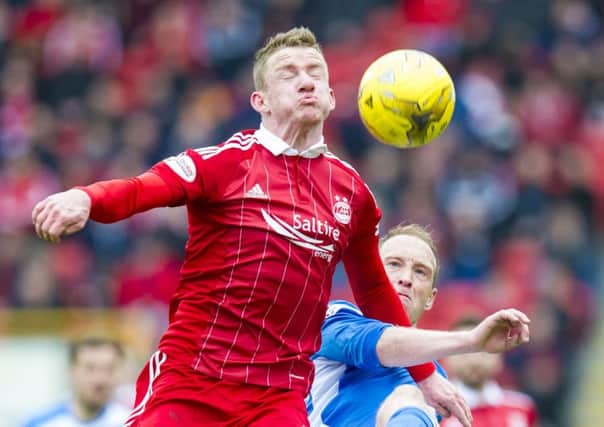 Aberdeen's Jonny Hayes is the only non-Celtic player to be short-listed for the PFA Scotland Player of the Year award. Picture: Sammy Turner/SNS