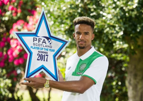 Scott Sinclair is one of three Celtic players on the four-man short-lost for the 
PFA Scotland Premiership Player of the Year award. Picture: John Devlin