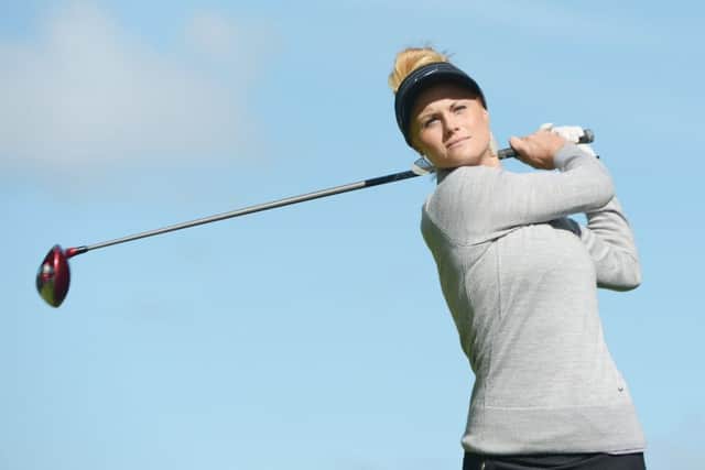 Carly Booth is hoping to secure a spot in the $1.5m LPGA Shoprite Classic in early June. Picture: Phil Wilkinson