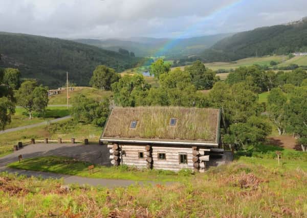 Eagle Brae log cabin. Picture: Contributed