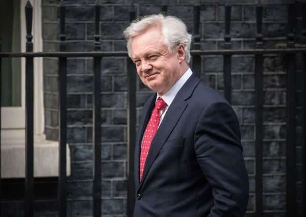 Secretary of State for Exiting the European Union, David Davis. Picture: Getty Images