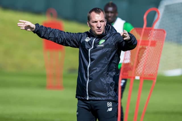 Celtic manager Brendan Rodgers at training. Picture: Paul Devlin/SNS
