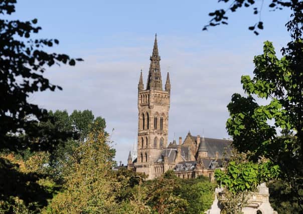 Built in 1887, Glasgow University is still the city's tallest building. Picture: TSPL