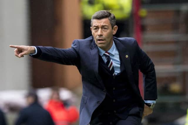 Rangers boss Pedro Caixinha. Picture: SNS