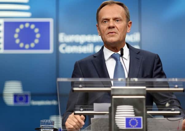 Donald Tusk says Brexit negotiations could become 'impossible'. Picture: Getty