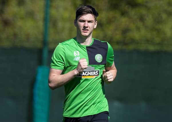 Kieran Tierney, a candidate for PFA Young Player of the Year, voted for Aberdeens Jonny Hayes in the players poll.  Photograph: Paul Devlin/SNS